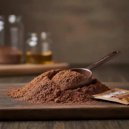 Mousse de cacau proteico
